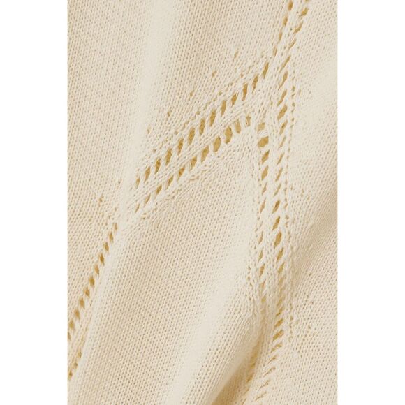 NWT Jil Sander Pointelle-knit Wool Maxi Dress Size FR 30 / US 00 $2450 - Picture 3 of 10